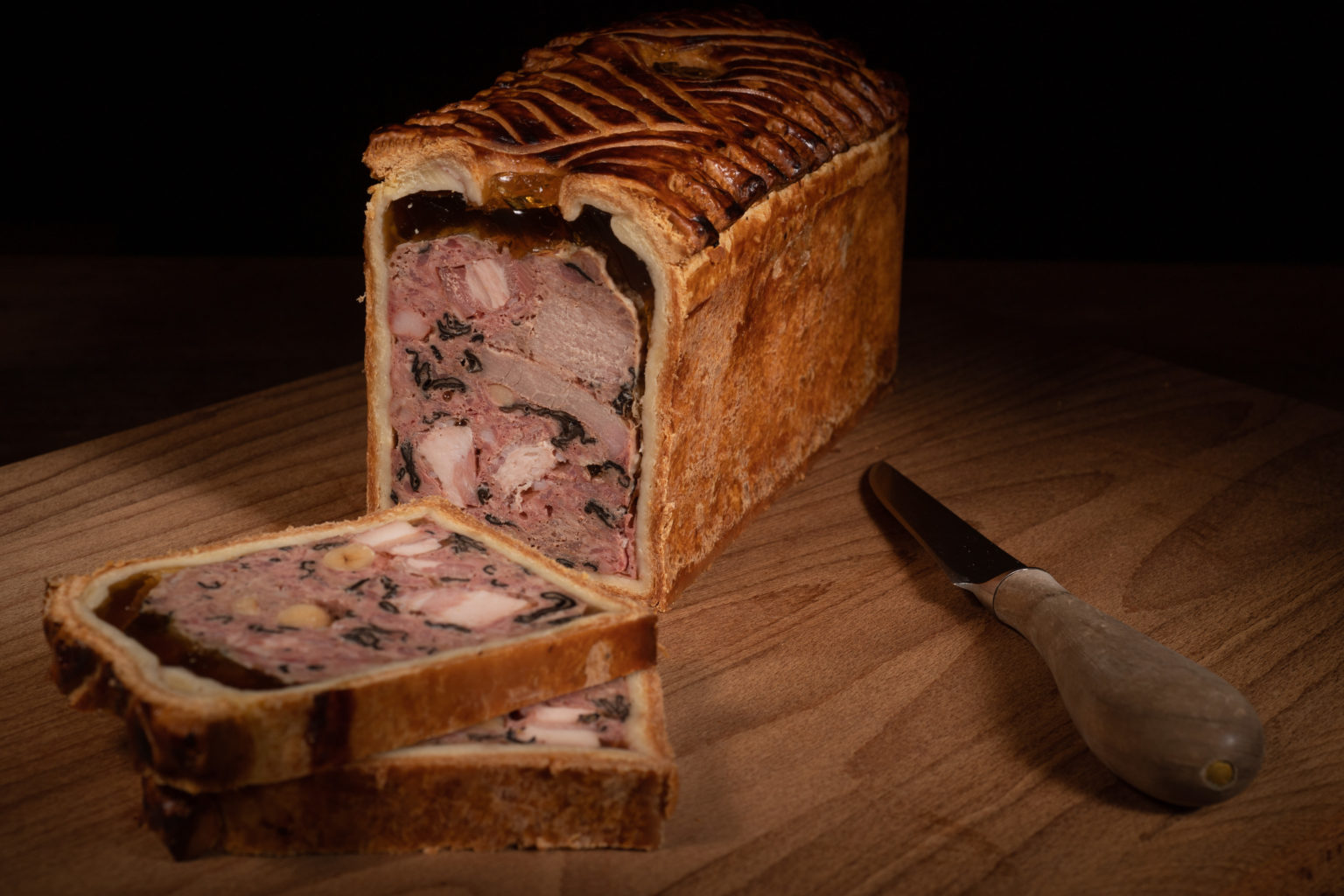 Pâté-Croûte Cochon / Trompettes de mort - Maison ABEL - Fait Maison